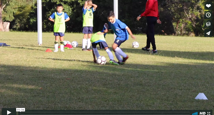 One on one Football Training Video